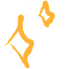 Orange Doodle Stars