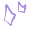 Purple Doodle Stars